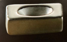 Pomo cerámica agujero 32mm cromo-mate