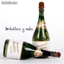Wedding Bubbles botella de champán 12 unid pompas de jabón boda invitado regalo