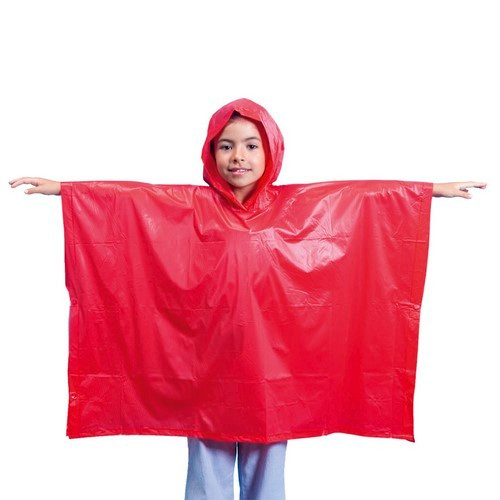 Poncho para lluvia transparente talla única adulto SHAKA