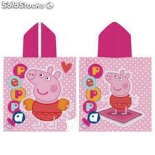Poncho Rosa Peppa Pig