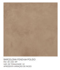 Porcelanato Delta - Barcelona Fendi 84x84 - Polido