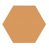 Porcelánico hexagonal meraki base mostaza 1ª 19.8x22.8