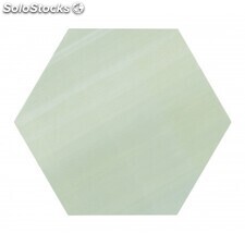 Porcelánico hexagonal meraki base verde 1ª 19.8x22.8