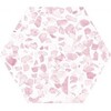 Porcelánico hexagonal riazza hex pink 1ª 23.2x26.7