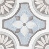 Porcelánico imitación hidraulico decor monza white 1ª 20x20