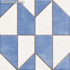 Porcelánico mudejar azul 1ª 25x25