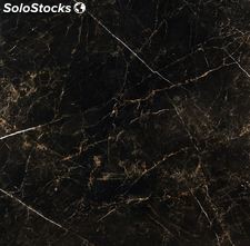 Porcelanico pavimento suelo rectificado pulido Lavica Negro 120x120