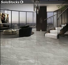 Porcelanico pavimento suelo rectificado pulido Savoy Gris 120x120 ( Oferta )