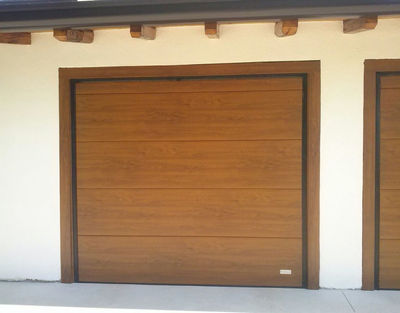 porta garage overlap