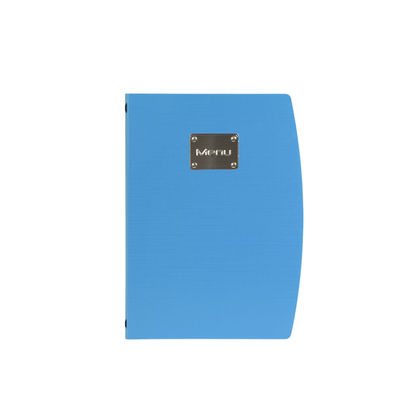 Porta-Menus com placa menu azul