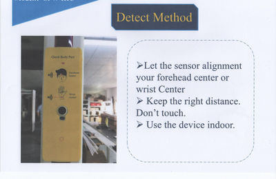 porta scanner infrarossi per pubblici esercizi per misurare febbre senza toccare - Foto 2