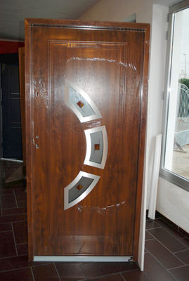 Porta Semi Blindata con pannelli in legno - Foto 2
