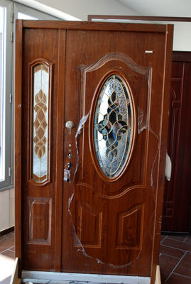 Porta Semi Blindata con Vetro Decorato - Foto 2