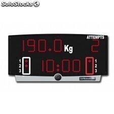 Portable Electronic Weightlifting Scoreboard