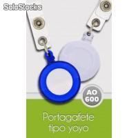 Portagafete yoyo - blanco - Modelo:AO-600