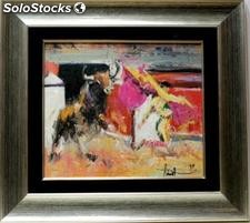 Portagayola | Pinturas de escenas taurinas en óleo sobre tabla