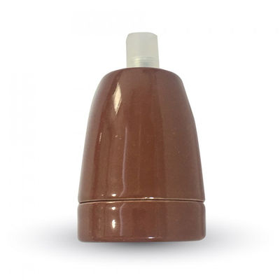 Portalampada marrone in porcellana v-tac vt-799 - 3802