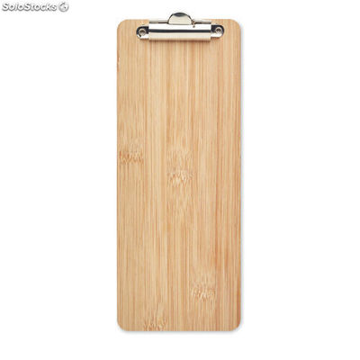 Portapapeles de bambú pequeño madera MIMO6536-40