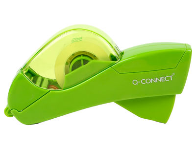 Portarrollo q-connect automatico plastico para cintas de 12 y 19 mm color verde - Foto 2