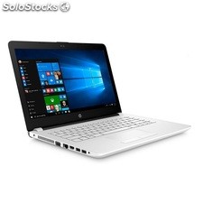 Portatil hp 14-bs007la celeron N3060 4GB 500GB 14pul W10 home blanco