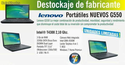 Portatiles Nuevos Lenovo G550
