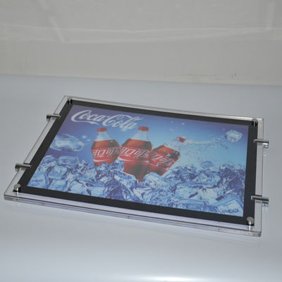 Porte-affiche en acrylique A4 portrait luminosite porte affiche pléxi sur câble - Photo 3