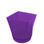 Porte-Bougies Photophores Carré Plastique Violet pour Recharges à l&amp;#39;Huile - Photo 5