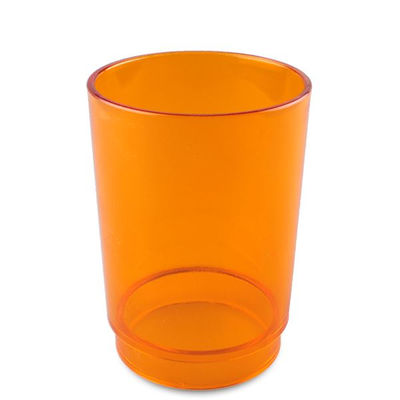Porte-Bougies Photophores Etoile Plastique Orange pour Bars &amp;amp; Cafés - Photo 3