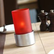 Porte-Bougies Photophores Etoile Rouge pour Restaurants &amp;amp; Terrasses - Photo 2