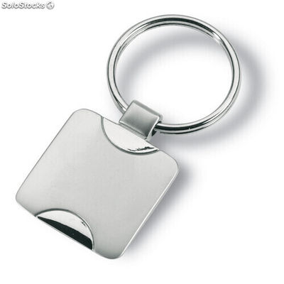 Porte-clés en alliage de métal argent MIKC2591-14