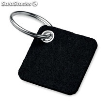 Porte-clés en feutre rpet noir MIMO6507-03