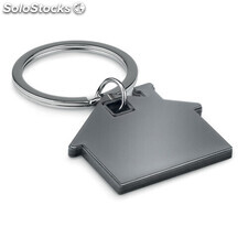 Porte-clés en forme de maison noir MIMO8877-03