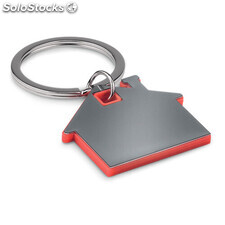 Porte-clés en forme de maison rouge MOMO8877-05