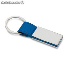Porte-clés PU et métal bleu MIKC6788-04