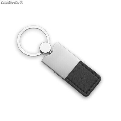 Porte-clés PU et métal noir MIAR1589-03