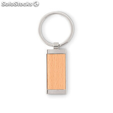 Porte-clés rectangle bois/zinc bois MIMO9849-40