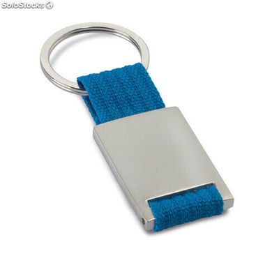 Porte-clés rectangulaire bleu MIIT3020-04