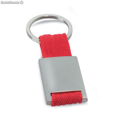 Porte-clés rectangulaire rouge MIIT3020-05