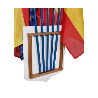 Porte-drapeaux écusson tricolore
