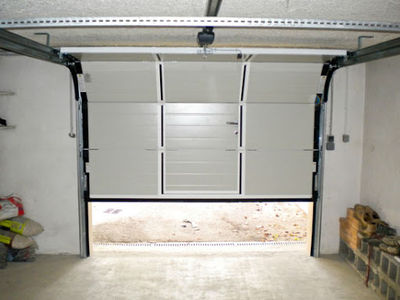 Porte garage sectionnelle / Nice automatique