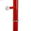 Portemanteau métallique avec 8 patères (rouge) - Sistemas David - Photo 3