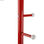 Portemanteau métallique avec 8 patères (rouge) - Sistemas David - Photo 4