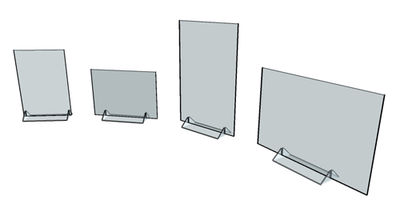 portes affiches de comptoir plexiglas - Photo 2