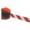 Poste separador de pared de ABS con cinta de 10 metros (Roja - Blanca) - - 1