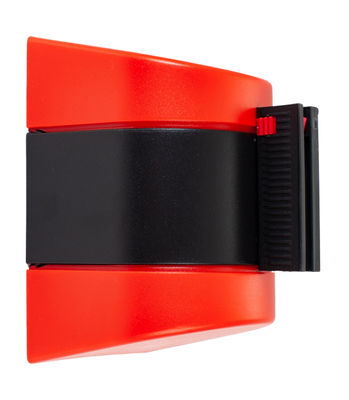 Poste separador de pared de ABS con cinta de 10 metros (Roja - Blanca) - - Foto 2