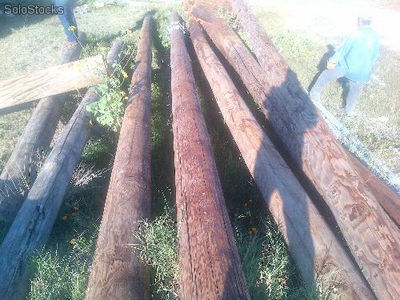 Postes troncoconicos 1213, postes de madera , postes morelos