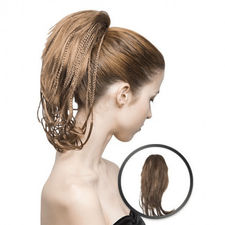 Postizo cabello 100% natural cynthia color 22 rubio natural