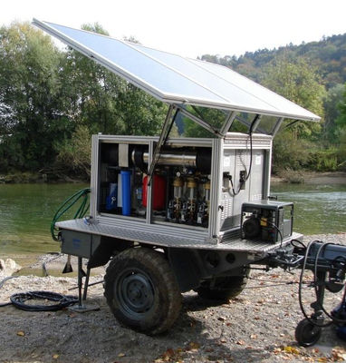 Potabilizadora Unidad móvil y independiente Solar FHWS 300