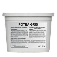 Potea gris para mantenimiento granitos oscuros 2 kg