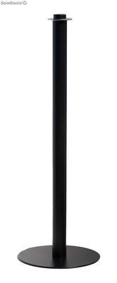 Poteau séparateur à cordon, couleur noir - Sistemas David